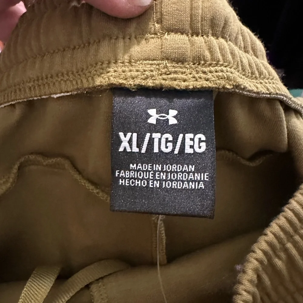 Under Armour UA Unstoppable Fleece Shorts - XL - Marine OD Green